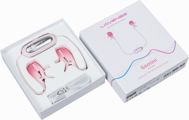 Lovense Gemini - The world's first app-controlled adjustable vibrating nipple clamps