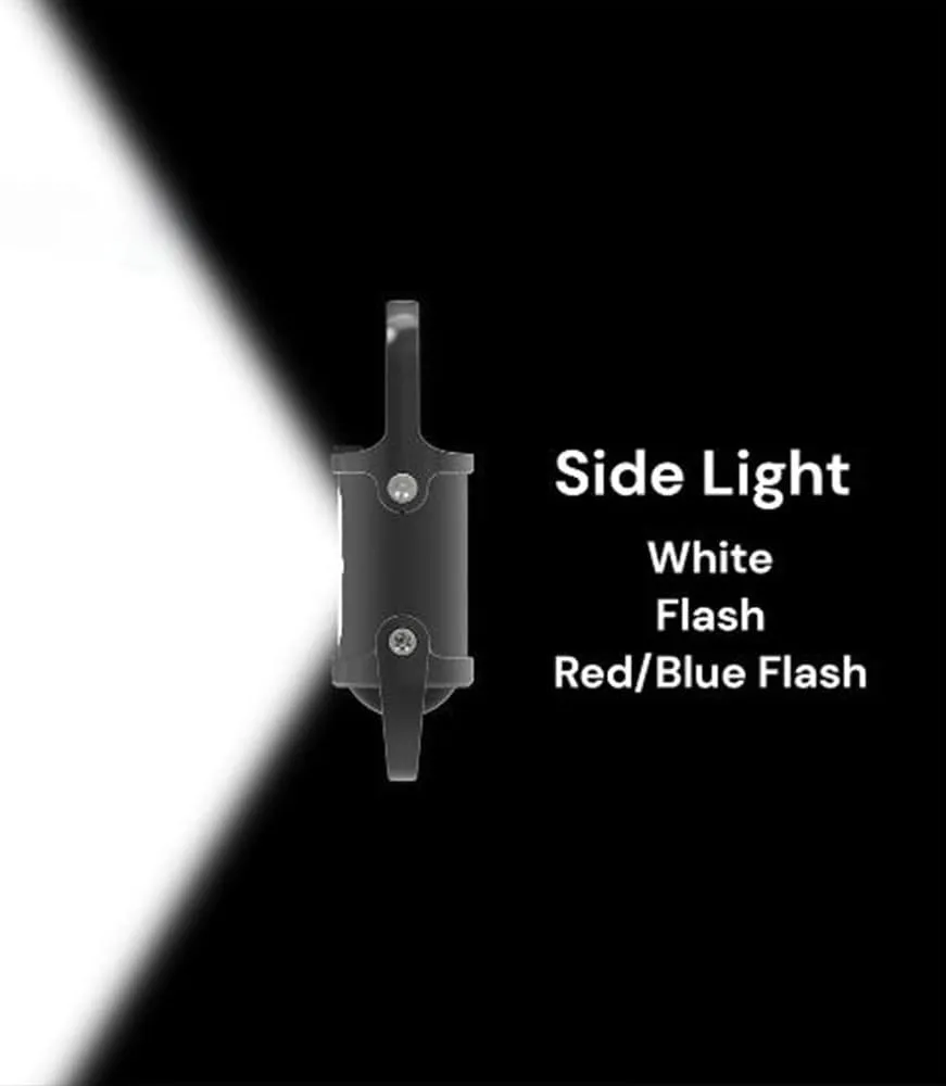 Lumilink Mini Torch - High Gloss Waterproof Portable Flashlight Keychain, Emergency Equipment (Silver)