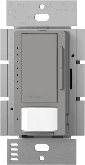 Lutron Maestro LED  Dimmer and Vacancy Sensor, Single Pole and Multi-Location, MSCL-VP153M-GR, Gray