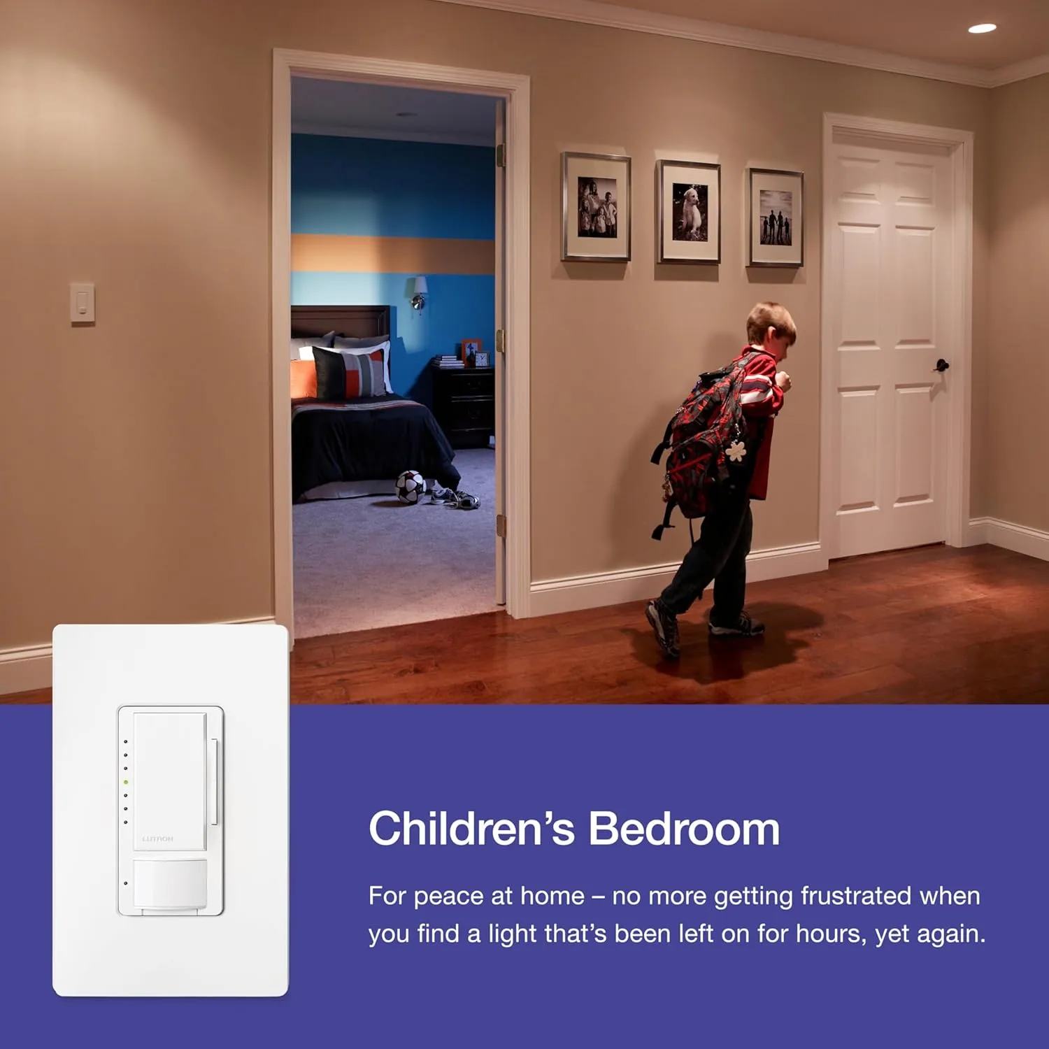 Lutron Maestro Motion Sensor Dimmer Switch for Bathroom, Garage, Laundry Room, and Closet, Occupancy and Vacancy Sensor, Single-Pole/Multi-Location, No Neutral Req, MSCL-OP153M-GR, Gray