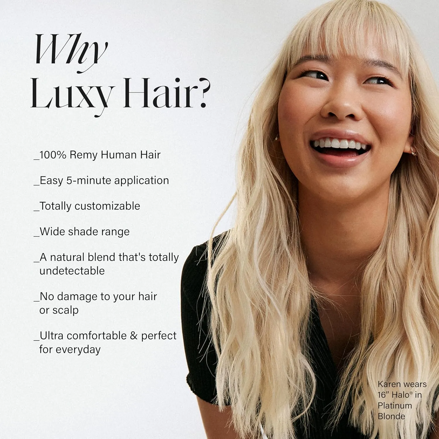 Luxy 100% Remy Human Hair, Classic 160g Clip-In Hair Extensions - 10 Wefts Multi-Dimensional Color for Natural Blending, Adds Volume & Length, Easy Apply & Remove 16" Ash Brown Balayage