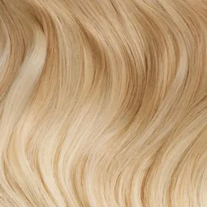Luxy 100% Remy Human Hair - Seamless Clip-In Hair Extensions - Multi-Dimensional Color for Natural Blending, Adds Volume & Length 50 grams 12" Blonde Balayage Seamless