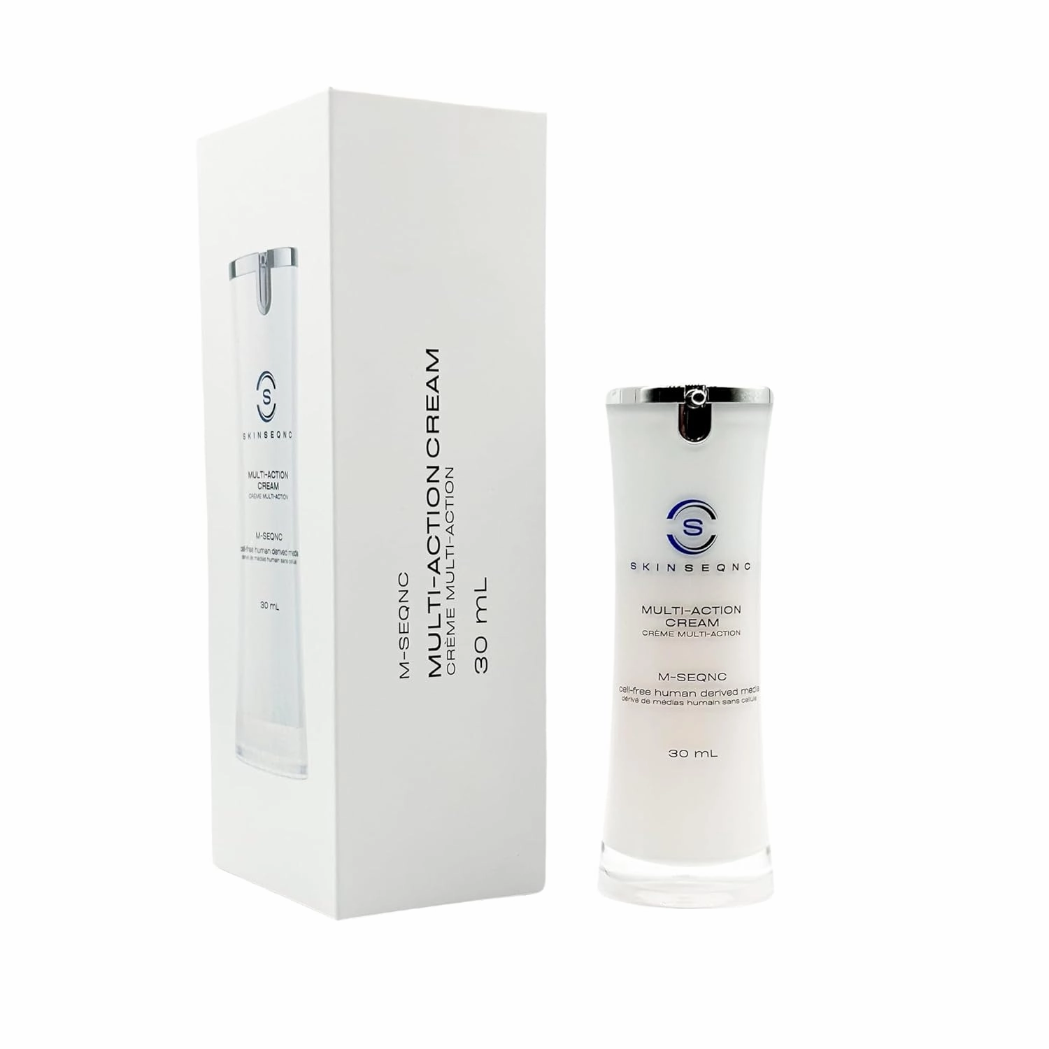 M-SEQNC Multi-Action Cream | Advanced Anti-Wrinkle Lotion | Cell-Free Technology Moisturizer | Medical-Grade Ingredients for Visible Results   Younger Skin | 30ml (30ml, 1.01, Ounce)