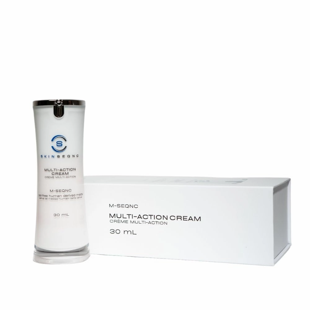 M-SEQNC Multi-Action Cream | Advanced Anti-Wrinkle Lotion | Cell-Free Technology Moisturizer | Medical-Grade Ingredients for Visible Results   Younger Skin | 30ml (30ml, 1.01, Ounce)
