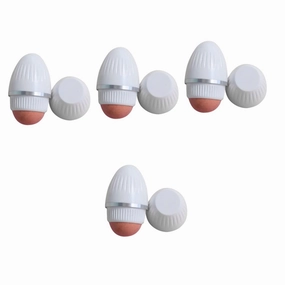 MAGICLULU 4pcs Facial Oil Absorbing Roller Portable Volcanic Tool for Oily Skin Compact Design for Travel Gentle Makeup Freshness Elegant Finish