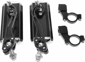 MAGICLULU Handlebar Mount Electric Bike Rearview Mirror Aluminum Alloy Safety Mirror for Motorcycles Scooters Atvs