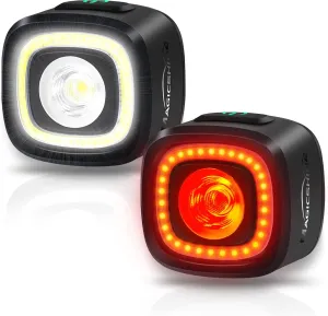 Magicshine SEEMEE 150 Bike Lights - 150 Lumens, Smart Brake Sensor Rear Light, 1500m Viewable Range, 260° Visibility, Type-C Rechargeable, IPX6 Waterproof, Perfect for Urban Riding and Daily Commuting