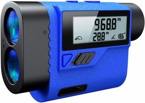MaGiLL Laser Rangefinder Telescope Handheld Outdoor Distance Measurer Golf Speed Angle Measurement Altimeter Distance Display Dual-Screen Display ()