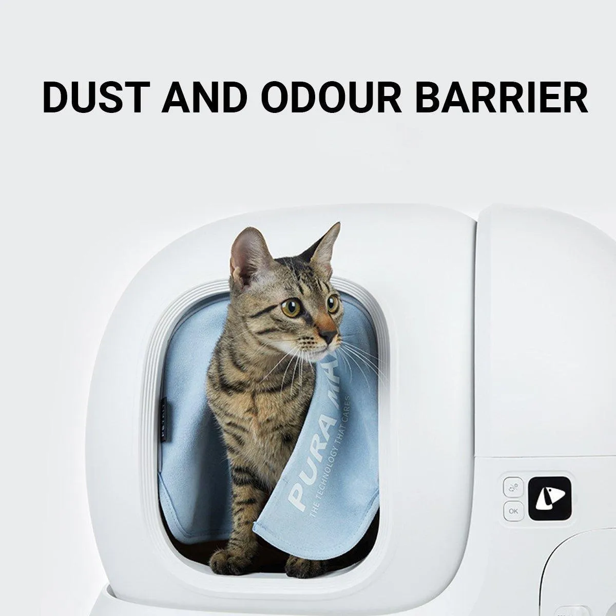 Magnetic Dustproof Door Curtain for Smart Cat Litter Box MAX Special Design