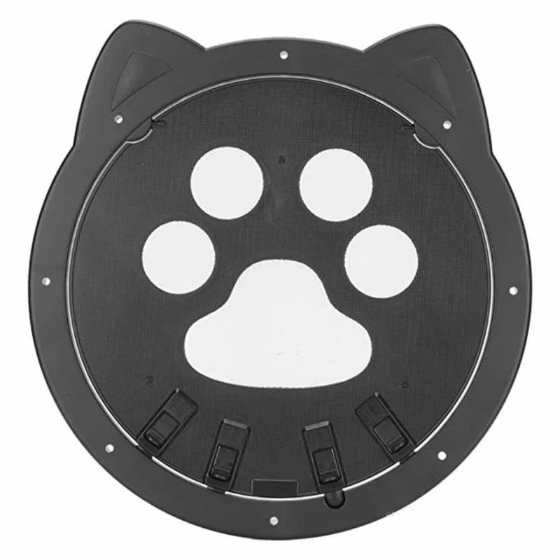 Magnetic Pet Screen Door for Small Dogs & Cats with Lock – For Screen Doors, Windows & Porches