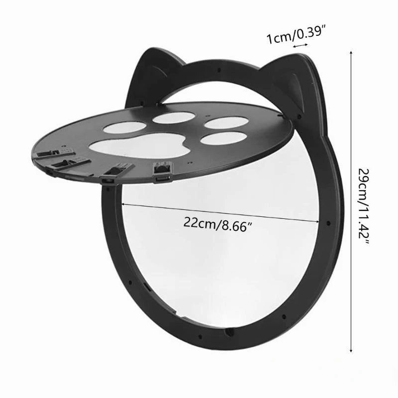 Magnetic Pet Screen Door for Small Dogs & Cats with Lock – For Screen Doors, Windows & Porches