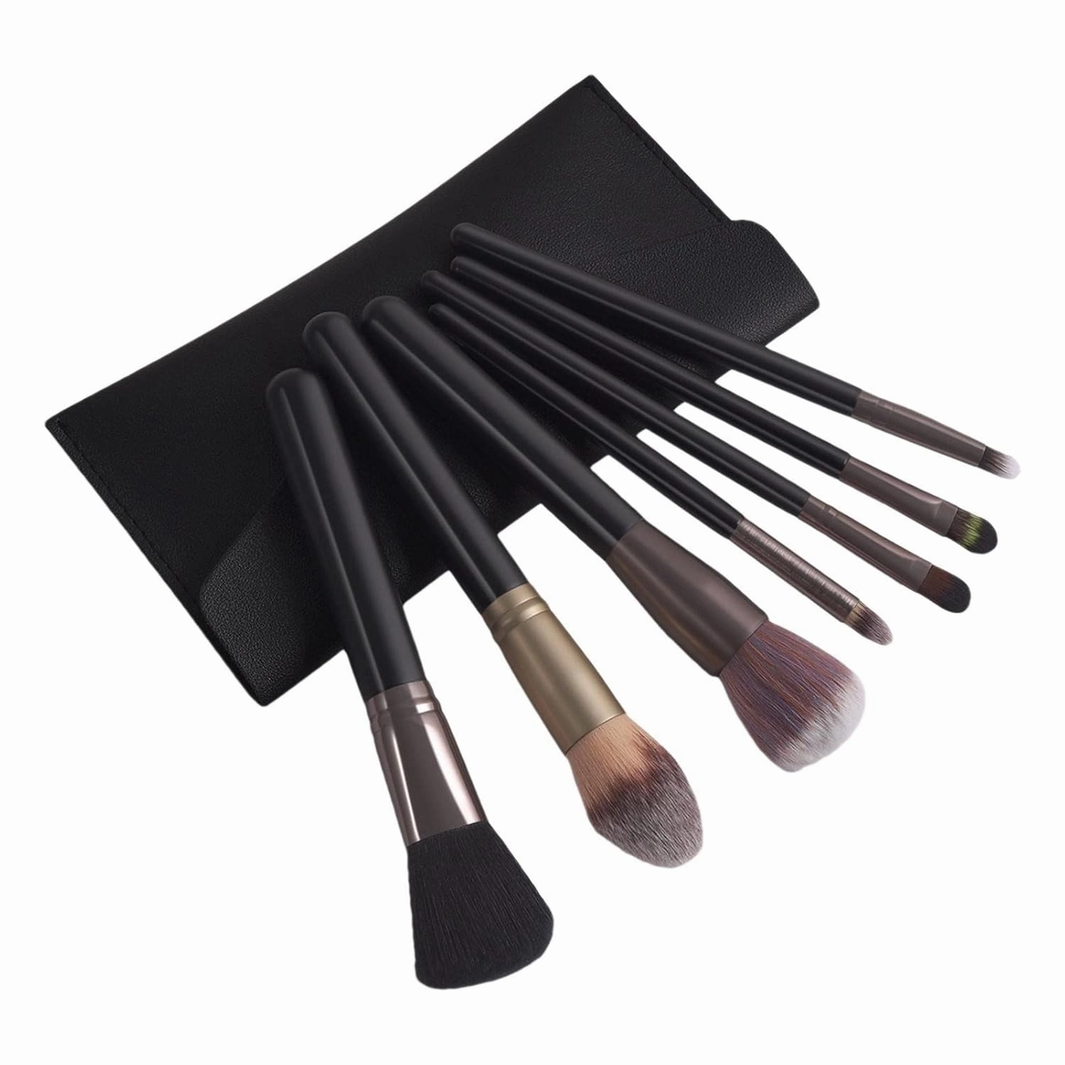 Makeup Set Advanced Synthetic Foundation Powder Eyeshadow Brush Set Beginner Makeup Brush Mini Set Beauty Makeup Brush Portable Makeup Soft Weird Beauty Products for Teenage Girls(One Size,A)