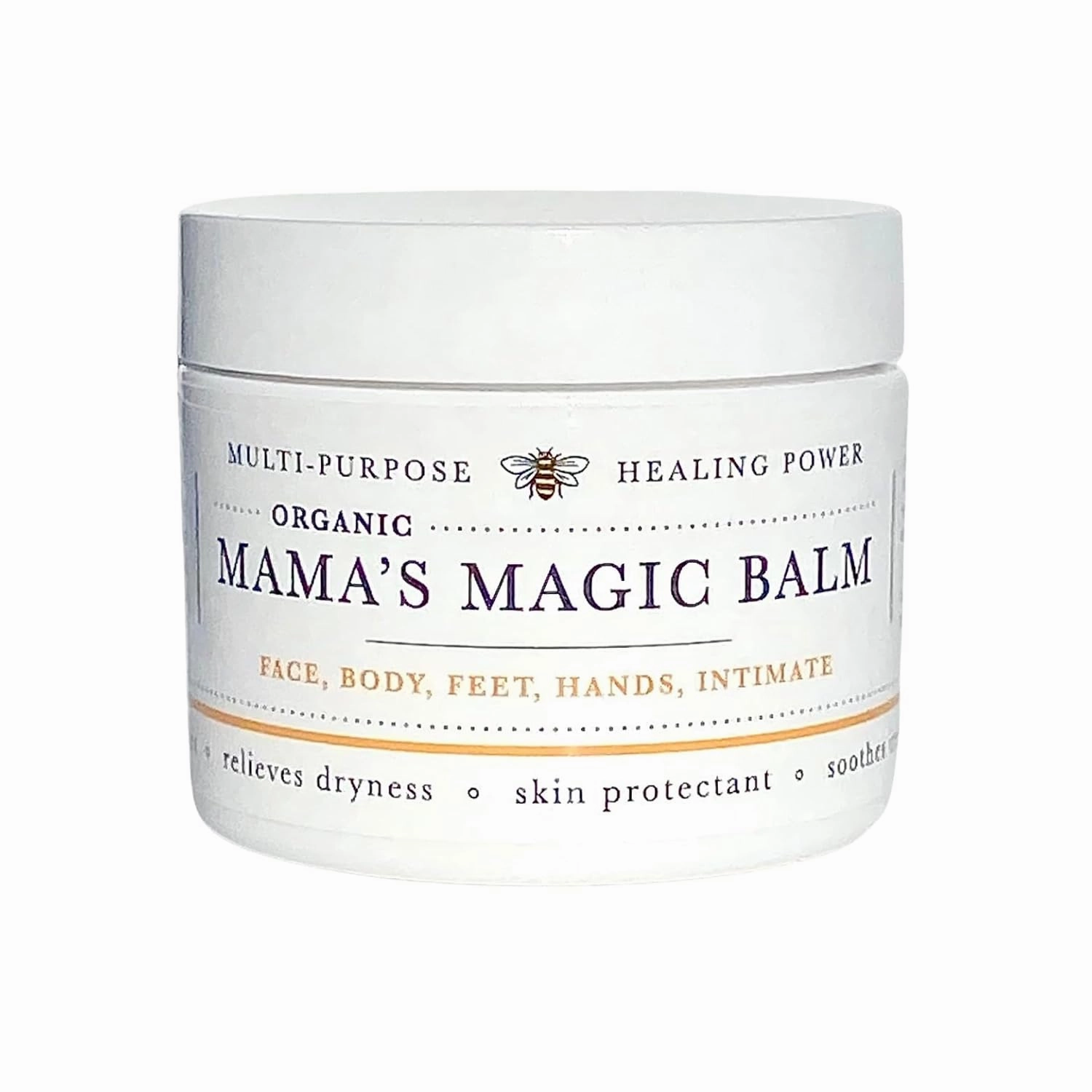 Mama's Magic Balm Organic Intensive Healing Balm | Immediate Care Skin Rescue Therapy | For dry, cracked or irritated skin | Use on face, body, feet, hands & privates, Dermatologist Recommended 2 oz