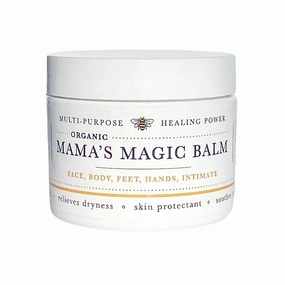 Mama's Magic Balm Organic Intensive Healing Balm | Immediate Care Skin Rescue Therapy | For dry, cracked or irritated skin | Use on face, body, feet, hands & privates, Dermatologist Recommended 2 oz