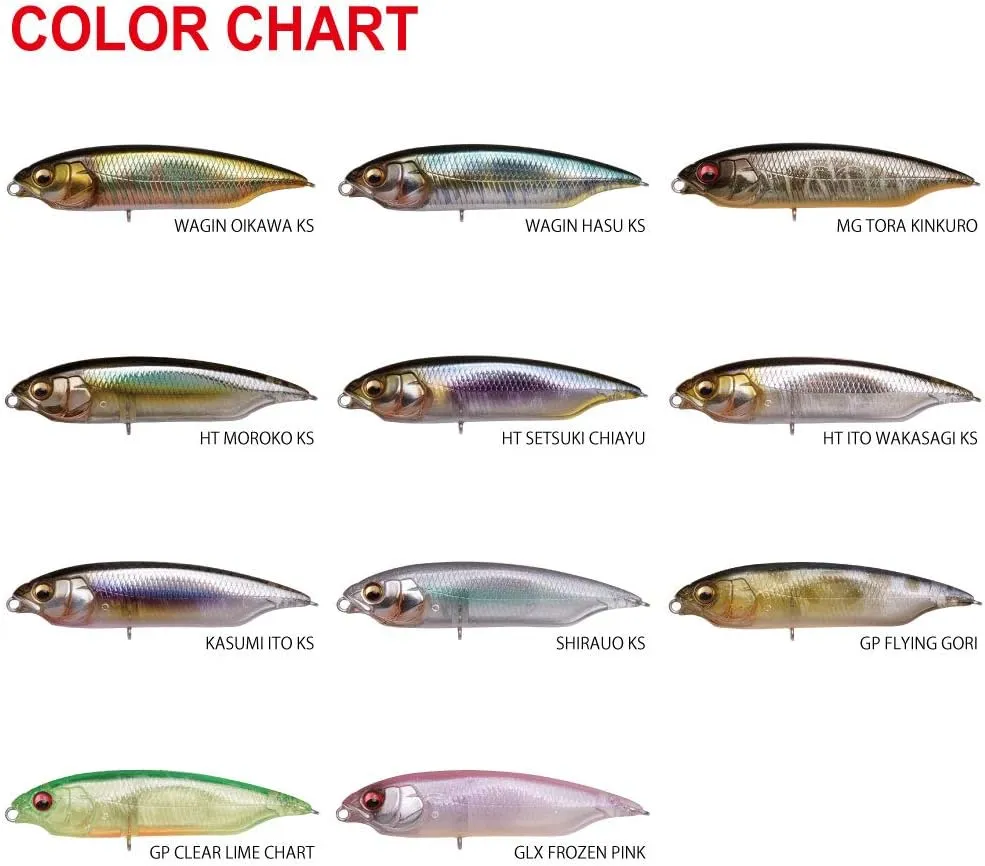 Megabass KARASHI HT ITO Wakasagi Hook 3 inches Plastic Fishing Hook 1 Pack