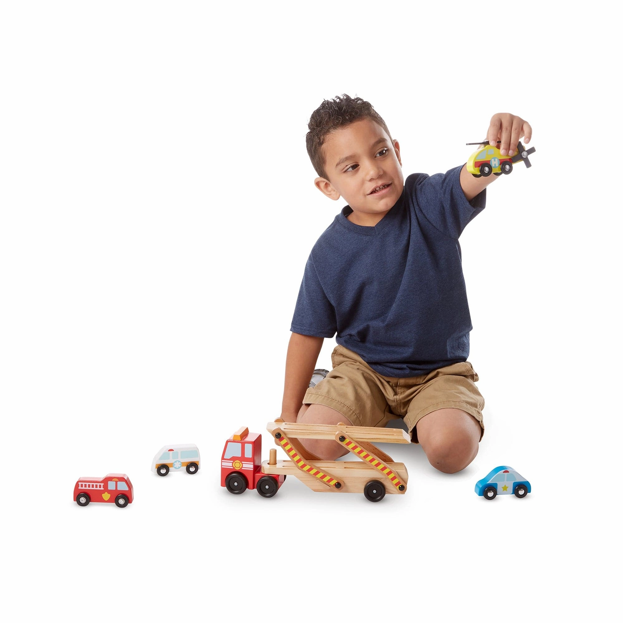 Melissa & Doug - Emergency Vehicle Carrier