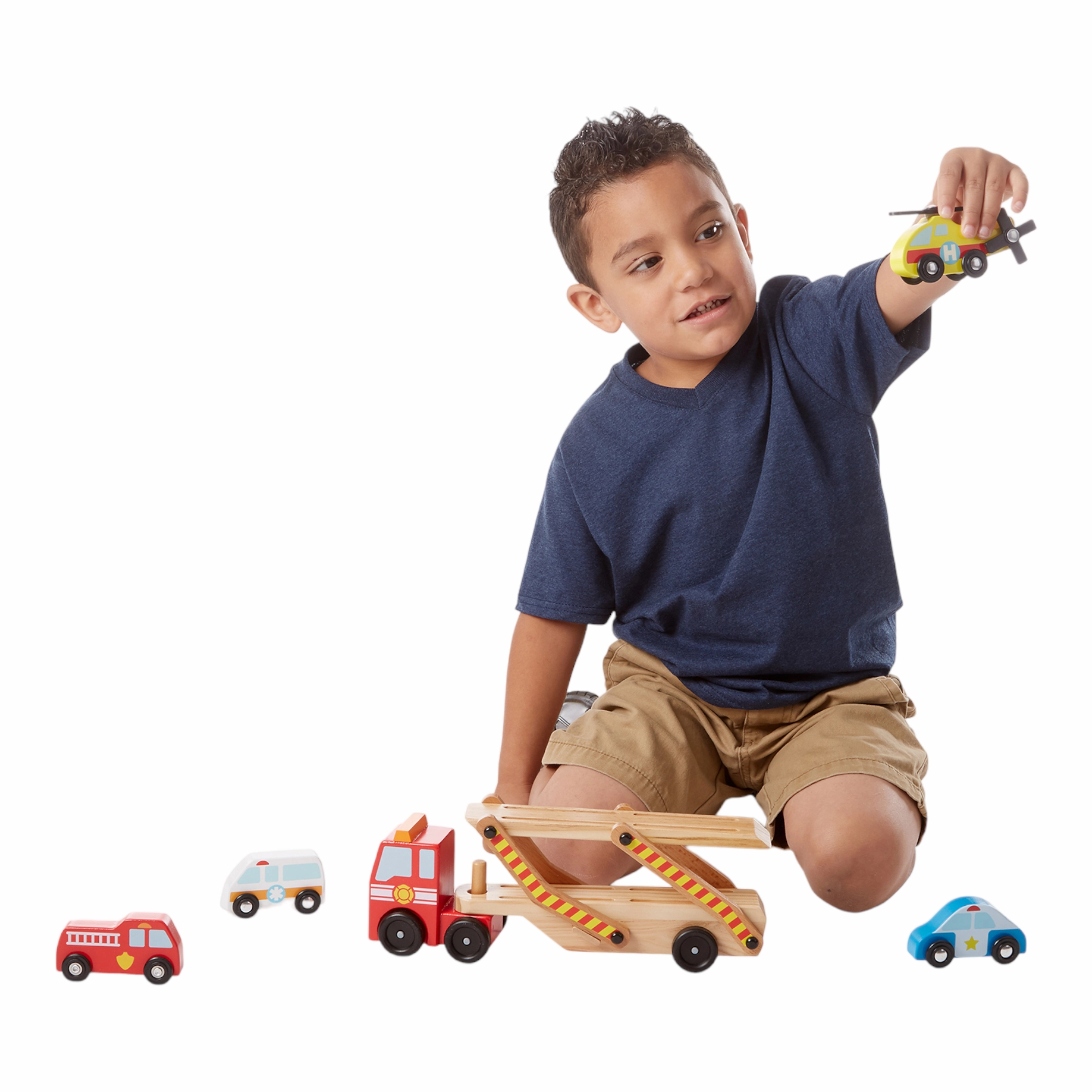 Melissa & Doug - Emergency Vehicle Carrier
