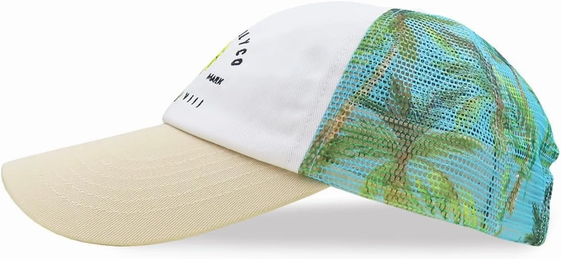 Men’s Baseball Cap in Cool Dad Hat Design with Mesh to Stay Cool at The Beach in Summer