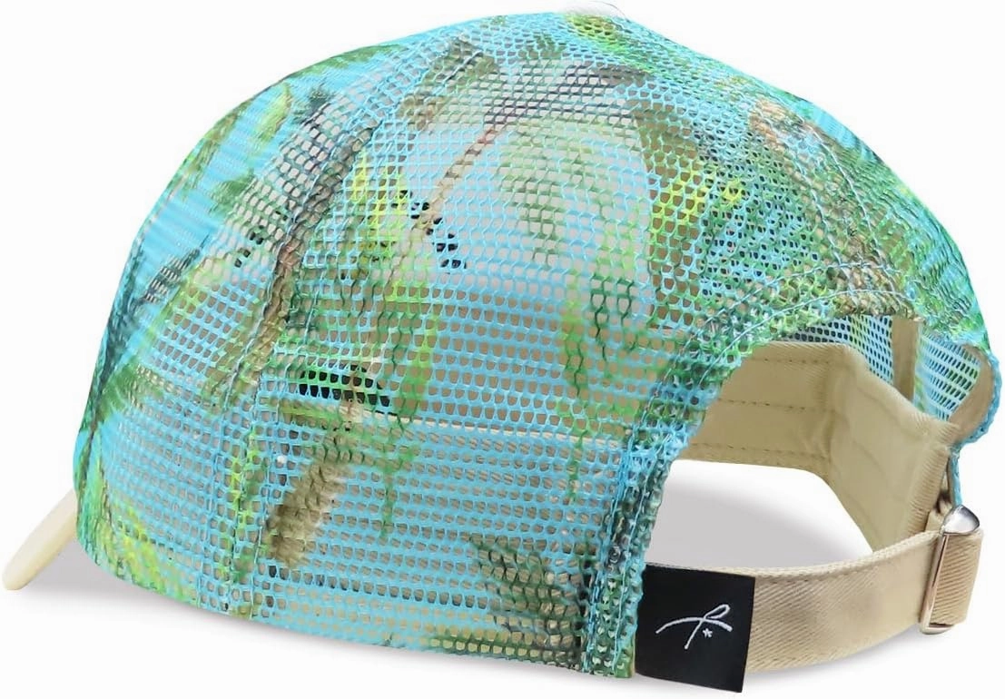 Men’s Baseball Cap in Cool Dad Hat Design with Mesh to Stay Cool at The Beach in Summer