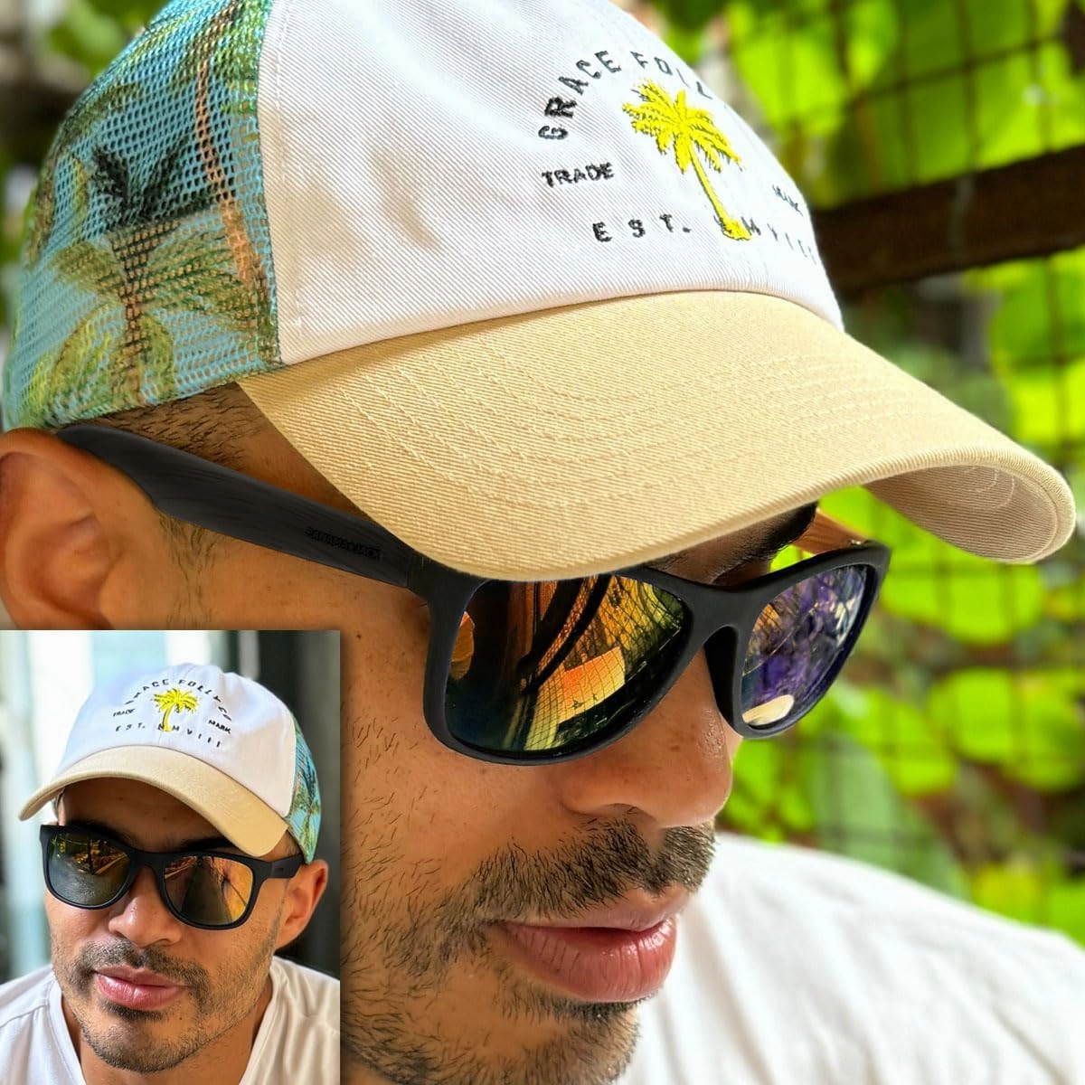 Men’s Baseball Cap in Cool Dad Hat Design with Mesh to Stay Cool at The Beach in Summer