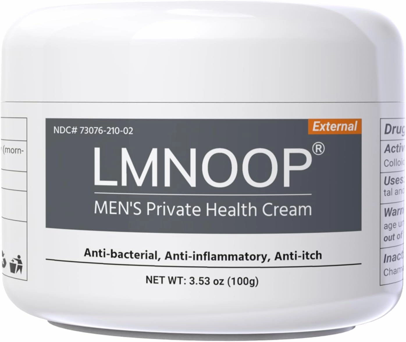 Men's Intimate Health Cream: 100% Natural Herbal Balanitis Treatment for Men – Anti-Inflammatory, Yeast & Jock Itch Relief, Sensitive Skin Safe 3.53oz