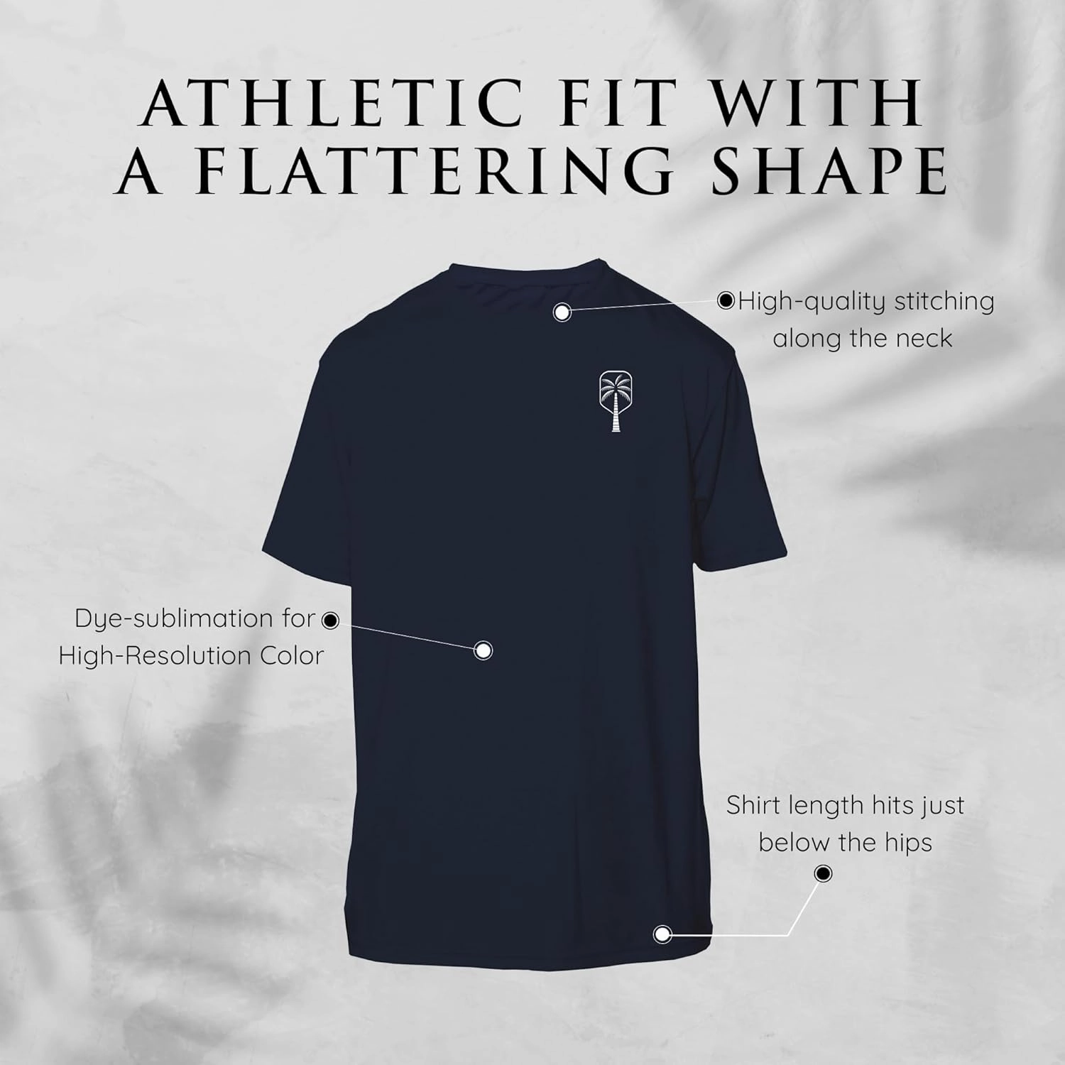 Mens Performance Short Sleeve Pickleball Shirt – Premium UV Protection, Moisture-Wicking, and Odor-Fighting Design