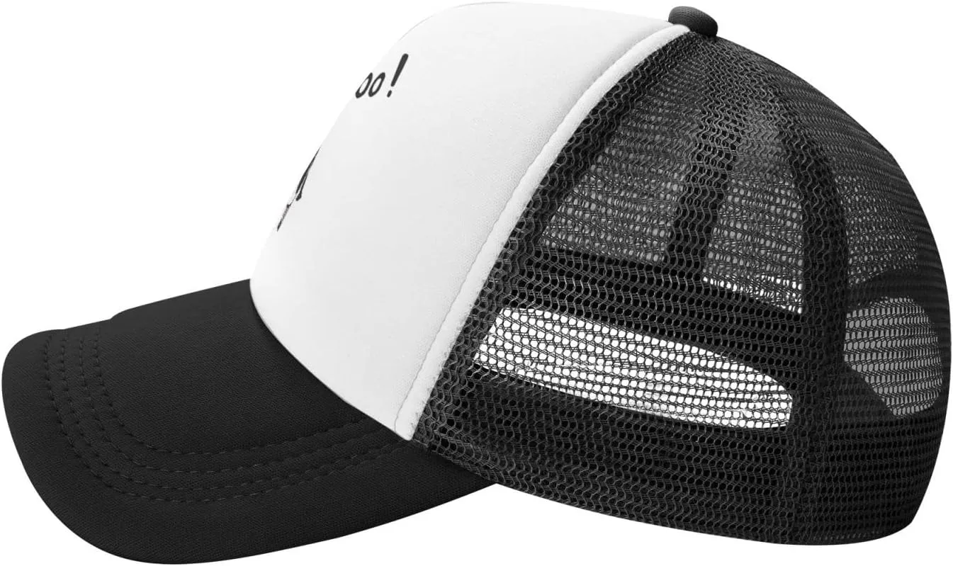 Mesh Dad Hat Adjustable Washed Cute Cow Moo Baseball Dad Cap Funny Distressed Ball Trucker Cap for Women Men
