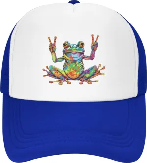 Mesh Dad Hat Adjustable Washed Panda Butterfly Baseball Dad Cap Funny Distressed Ball Trucker Cap