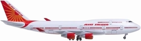 Metal Aircraft Model 1:150 Scale for Boeing 747 India Aircraft Model Die-Casting Machine Souvenir Decoration Collected Aviation Enthusiasts(No Light)