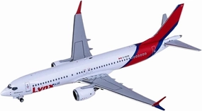 Metal Aircraft Model Die Cast Scale 1:400 Lynx B737 MAX 8 C-GLYX Alloy Metal Model Aircraft Decorative Collection Display Aviation Enthusiasts