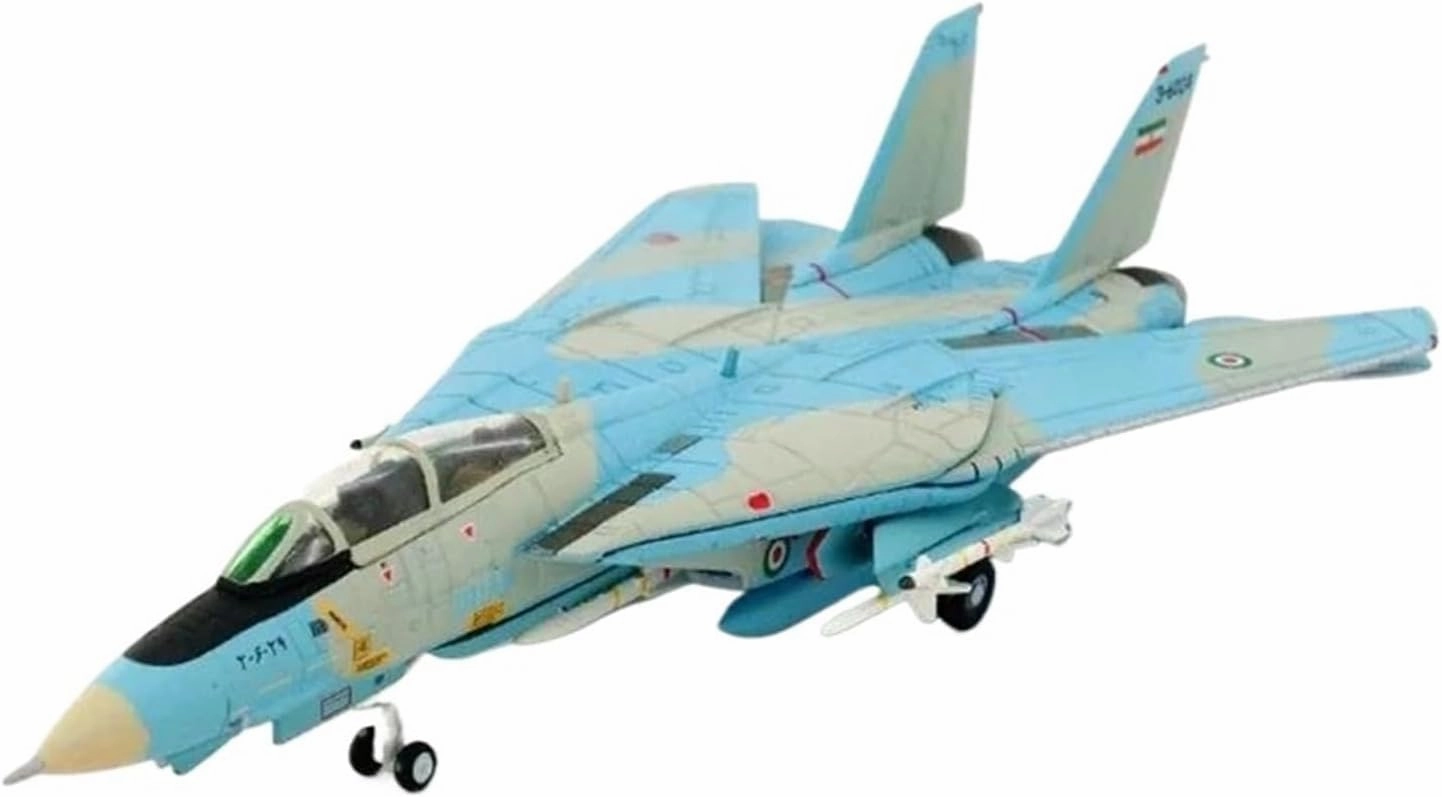 Metal Aircraft Model Diecast 1:200 Scale for Iranian Air Force F-14A Tomcat Fighter Alloy Model Souvenir for Adult Aviation Enthusiasts