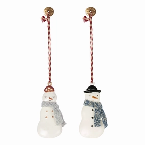 Metal Snowman Ornament
