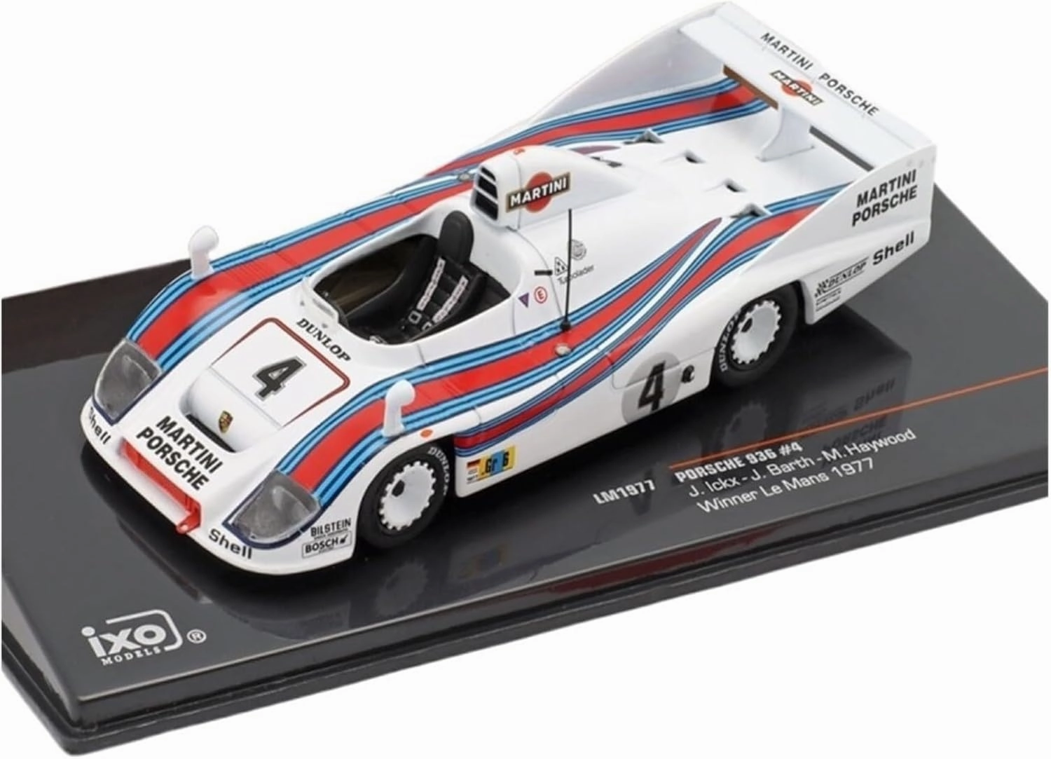 Metal Toy Vehicle 1:43 for Porsche 936/77#4 Winner 24h 1977 Le Mans Winning Alloy Rally Car Model Static Collection Scale Vehicles