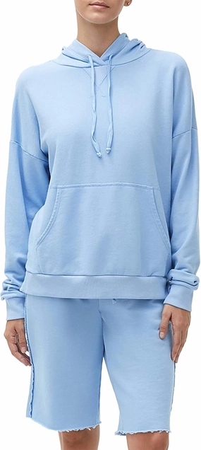 Michael Stars Zion High-Low Hoodie in Hermosa French Terry