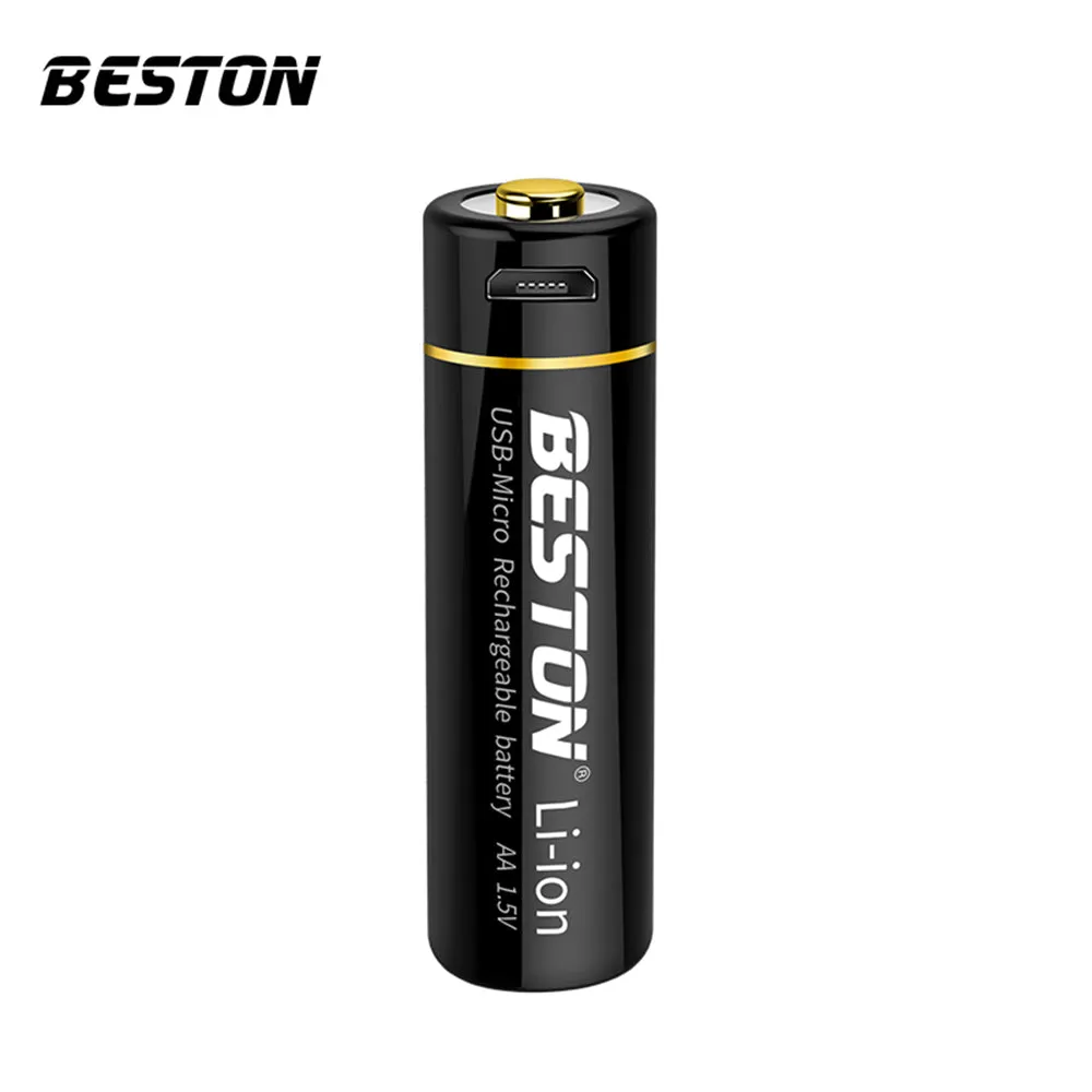 Micro USB 1.5V Li-ion BESTON  Rechargeable AA Battery for Toys