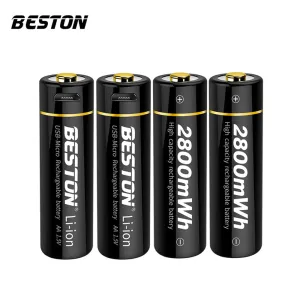 Micro USB 1.5V Li-ion BESTON  Rechargeable AA Battery for Toys