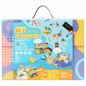 MierEdu Magnetic Puzzle Play Kit - My Community