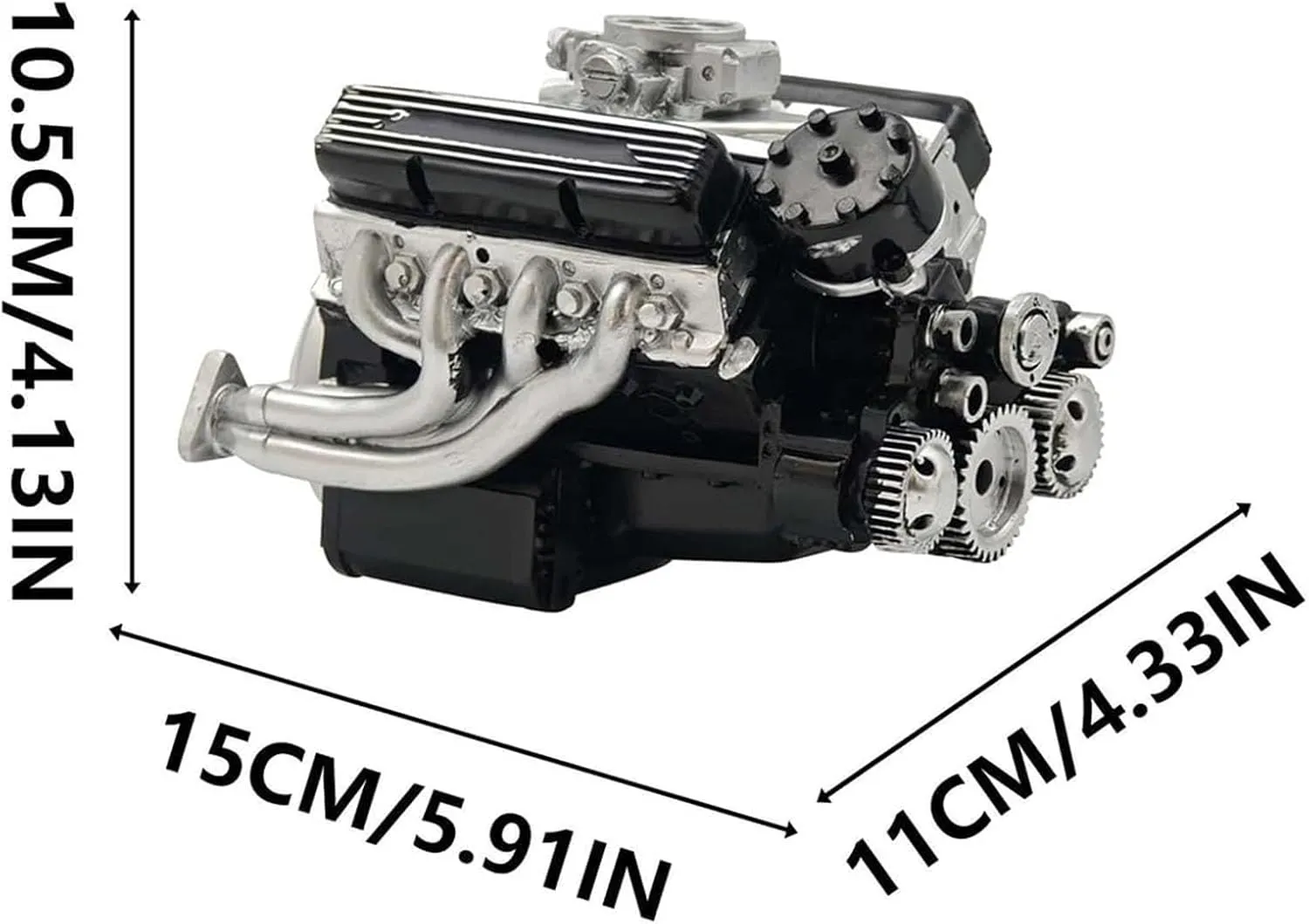 Mini V8 Engine Kits That Runs,89%-Gasoline Ohv V8 Small-Block Engine Model Kits, Build Your Own Stem V8 Model Engine for Adults,Mini V8 Model Engine Kit (red)