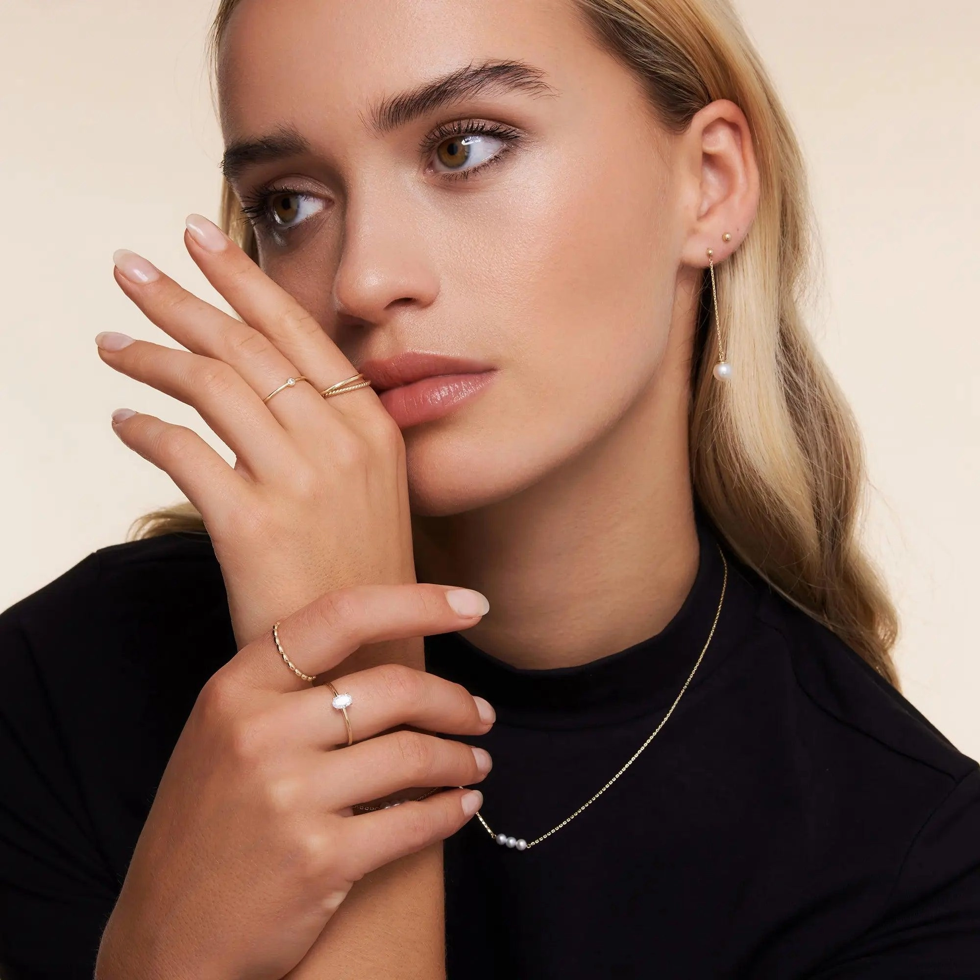 Mini Cubic Zirconia Ring