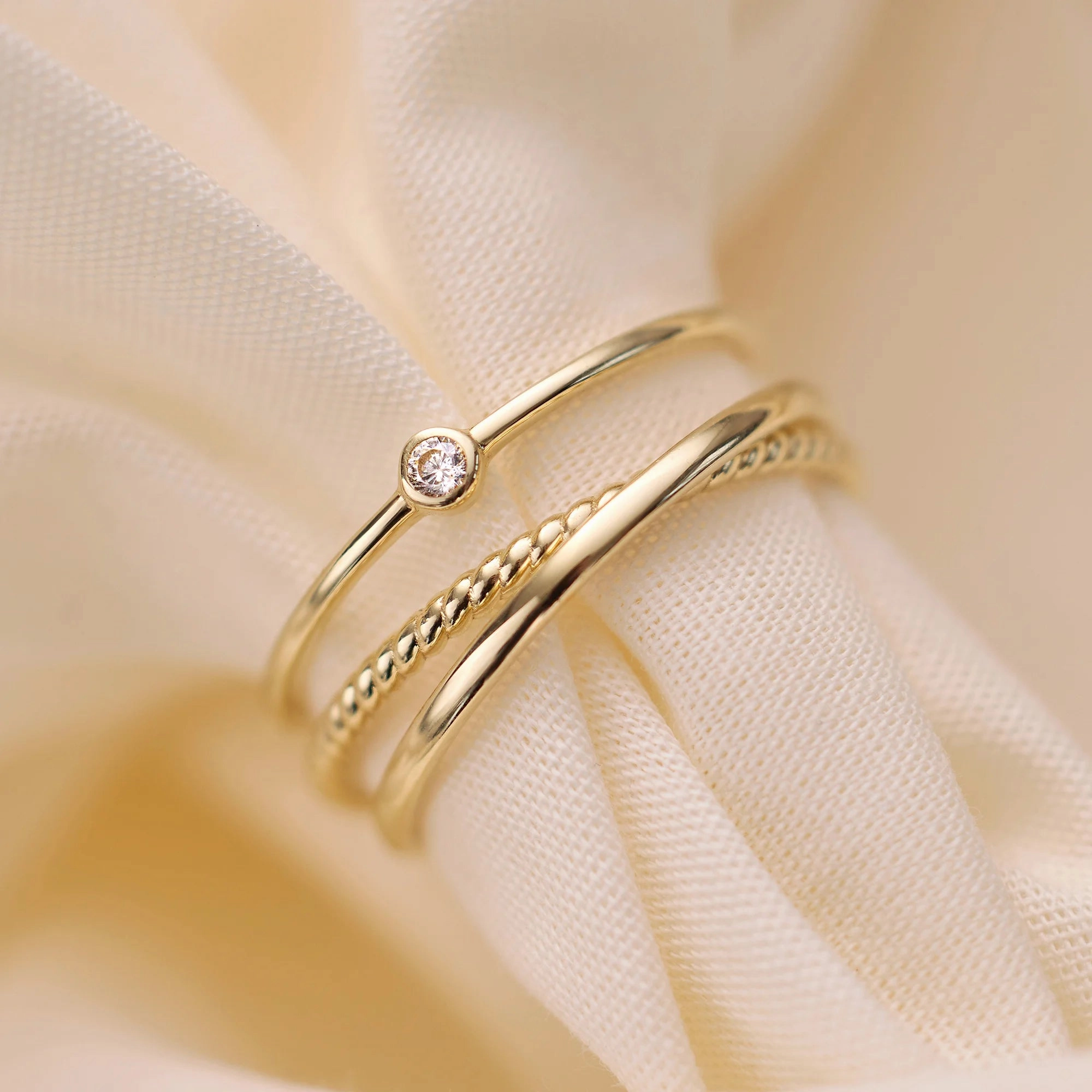 Mini Cubic Zirconia Ring