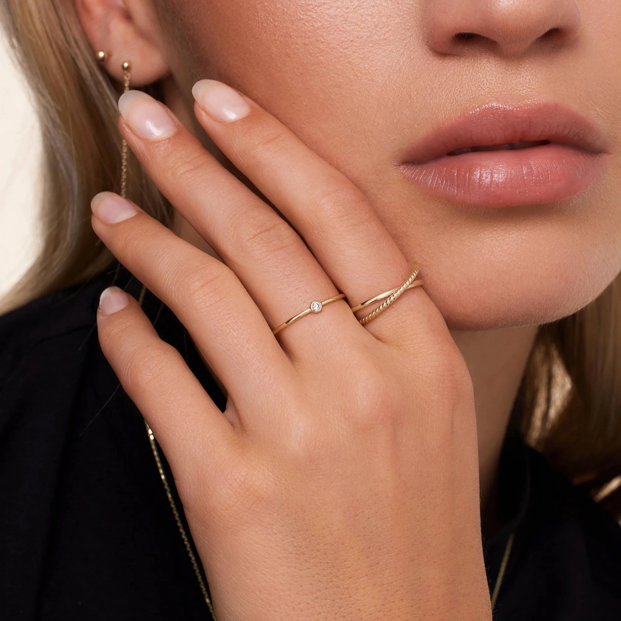 Mini Cubic Zirconia Ring