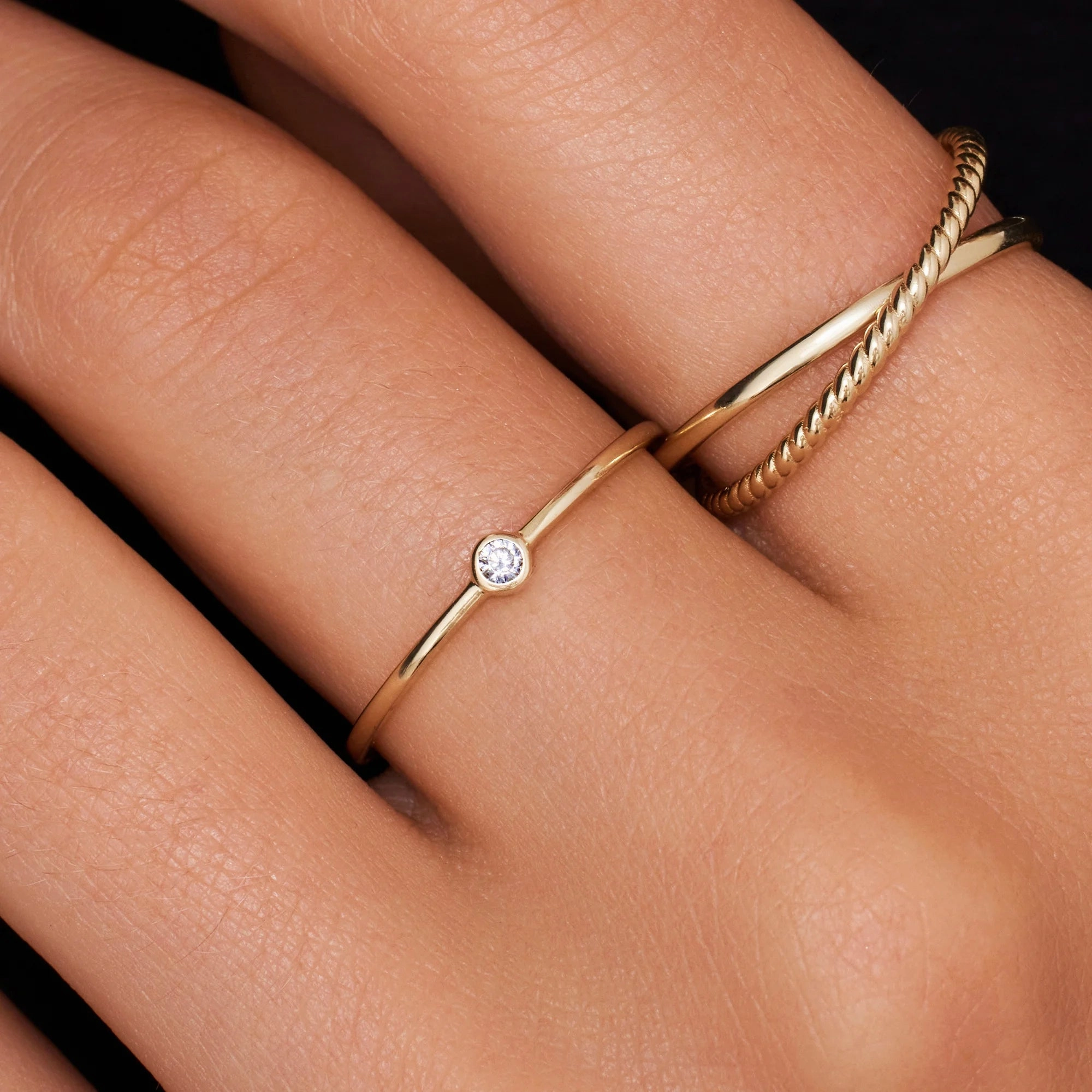 Mini Cubic Zirconia Ring