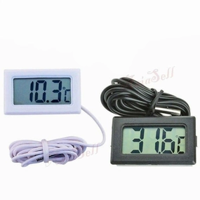 Mini Digital LCD Temperature Probe Fridge Freezer Thermometer Sensor Aquarium