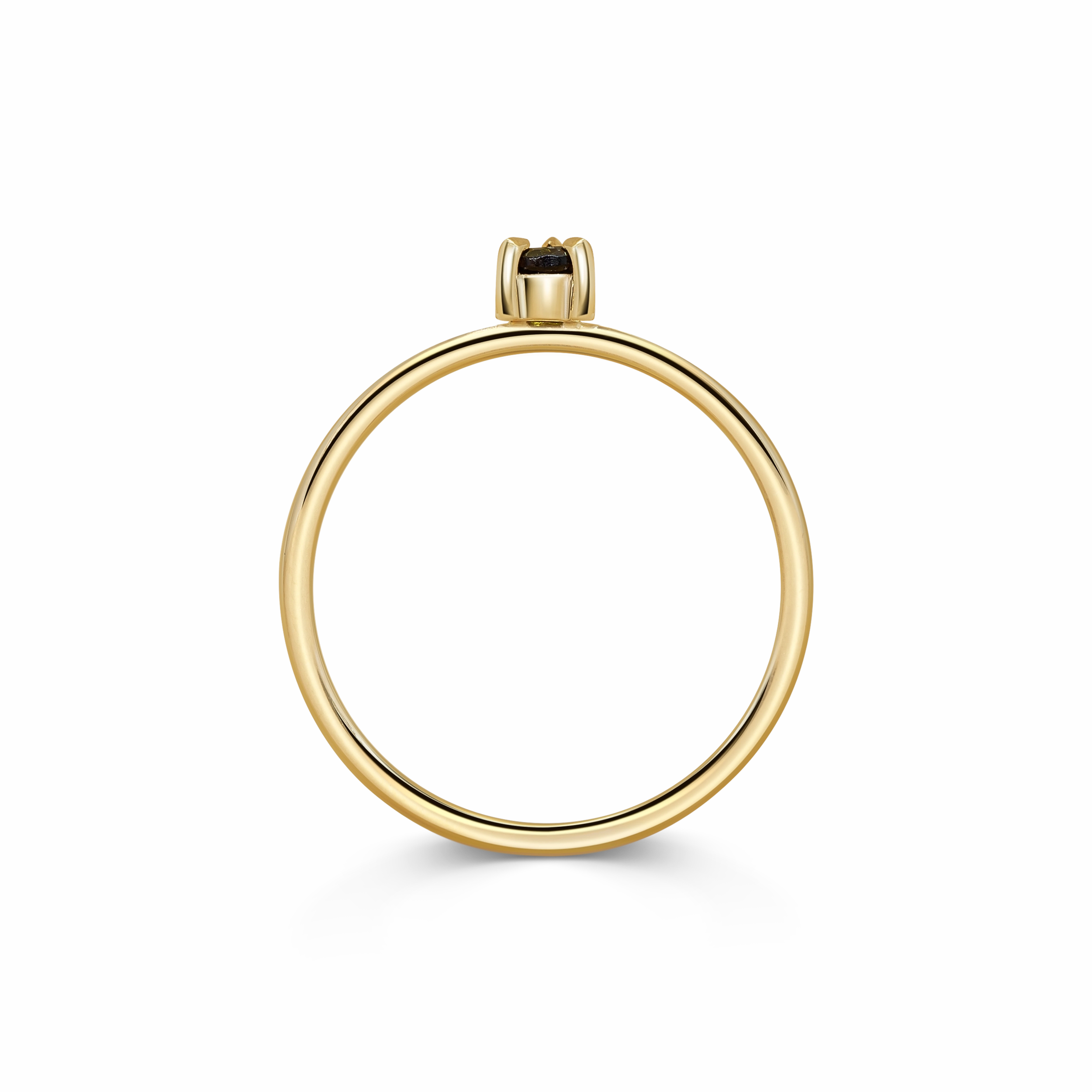 Mini Round Tourmaline Promise Ring