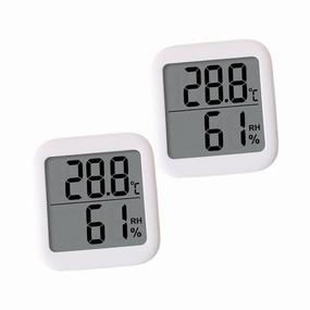 Mipcase Digital Thermometer Hygrometer Home Thermometer Wall Mount Humidity Meter for Room