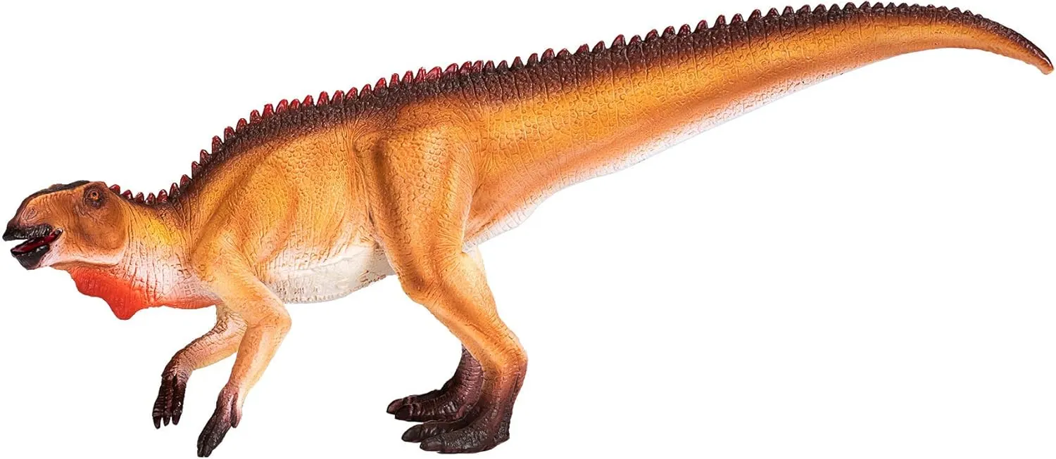 MOJO Deluxe Mandschurosaurus Duck-Billed Realistic Dinosaur Hand Painted Toy Figurine, 9.8 x 2.8 x 4.3