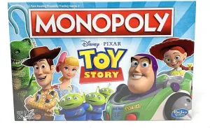 Monopoly Toy Story Board Game Family and Kids Ages 8 , Brown/A