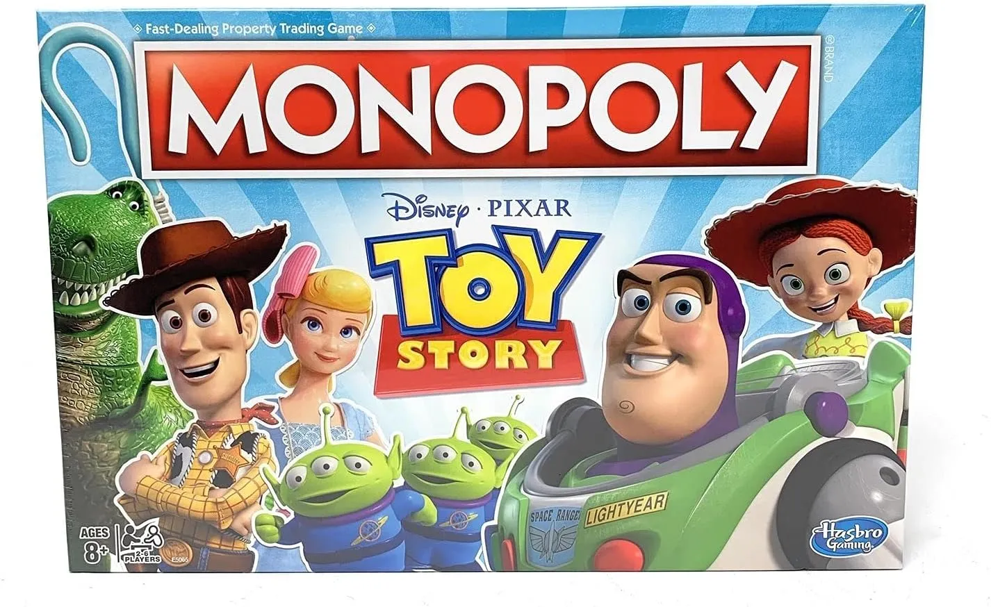 Monopoly Toy Story Board Game Family and Kids Ages 8 , Brown/A