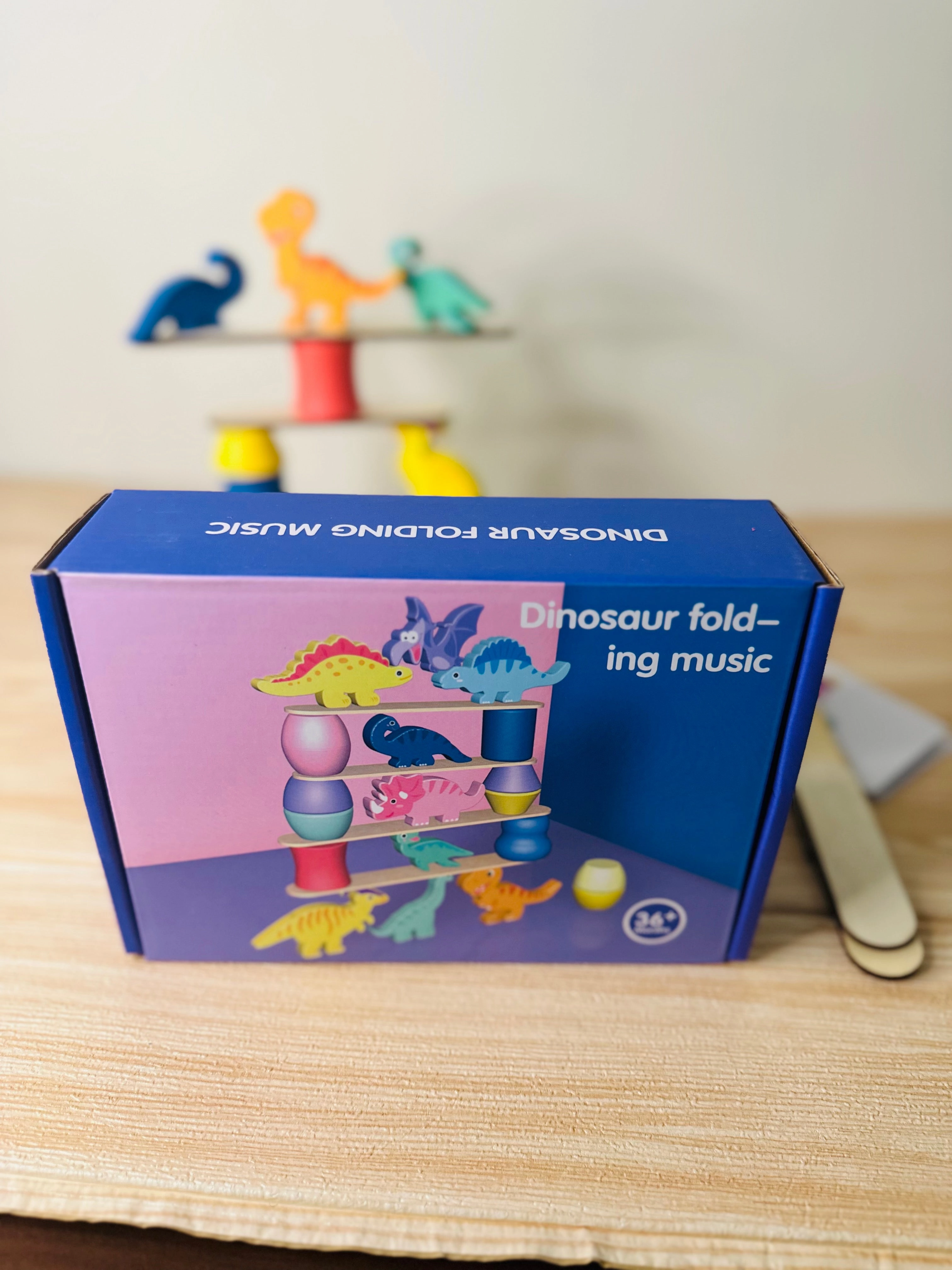 Montessori Dinosaur Stacking Toys for Kids-2Y 