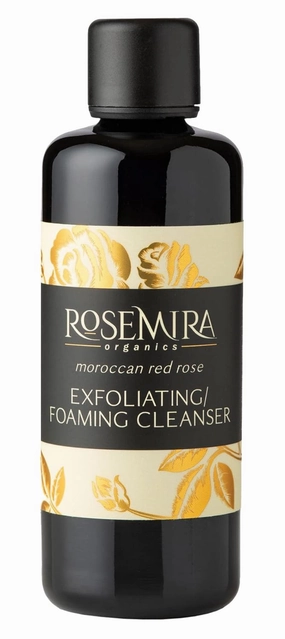 Moroccan Red Rose Exfoliating Foaming Cleanser - Exfoliating, Cleansing, Balancing, Toning - Made in USA